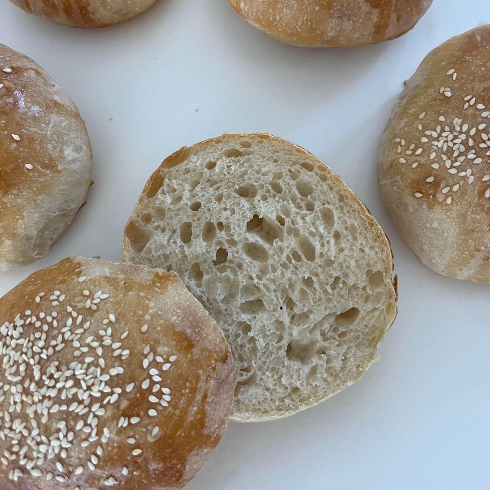 Organic Sourdough Burger Buns