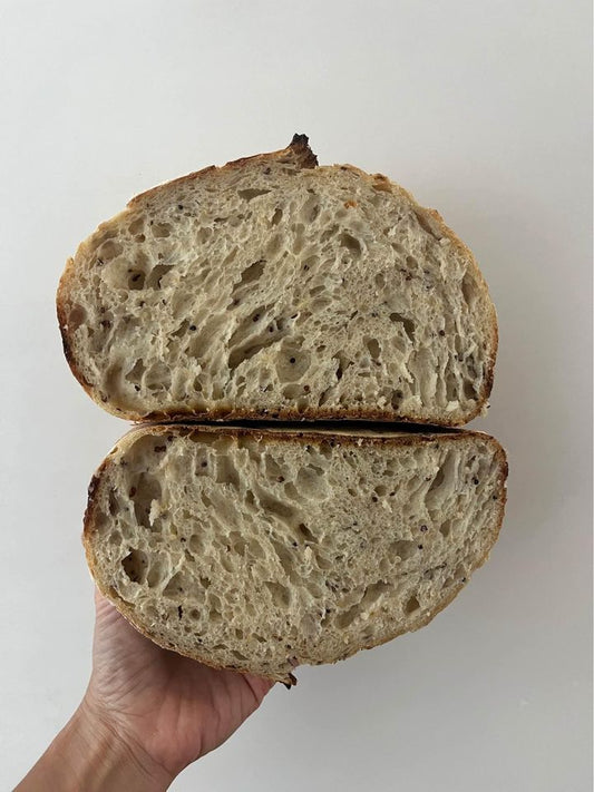 Organic Tricolor Quinoa Sourdough Bread