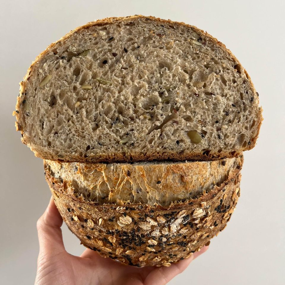 Multigrain Sourdough Bread